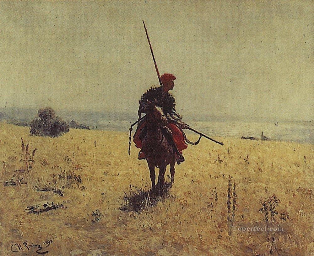 cossack in the steppe Ilya Repin Oil Paintings